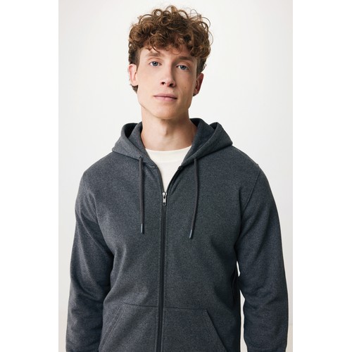IQONIQ Abisko gerecycled katoen hoodie met rits