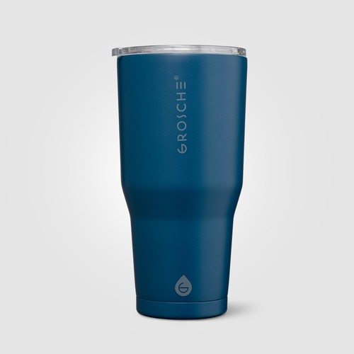 Grosche Yukon Stainless Steel Slider Lid Tumbler – 890 ml Grosche Yukon Stainless Steel Slider Lid Tumbler – 890 ml