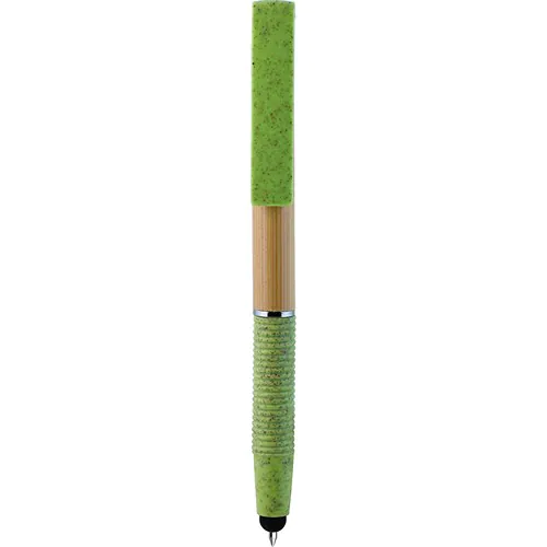 BAMBOO, WHEAT STRAW + ABS TOUCH SCREEN BALLPOINT PEN BAMBOO, WHEAT STRAW + ABS TOUCH SCREEN BALLPOINT PEN