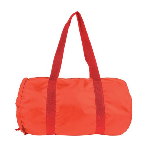 210D polyester cylindrical foldable sports bag