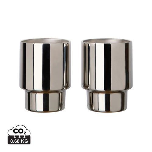 VINGA Nagano RCS  recycled SS mugs, set of 2