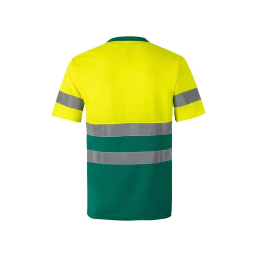 VL BRAHMA. Two-tone bird-eye technical T-shirt (140g/m²), in polyester (100%)