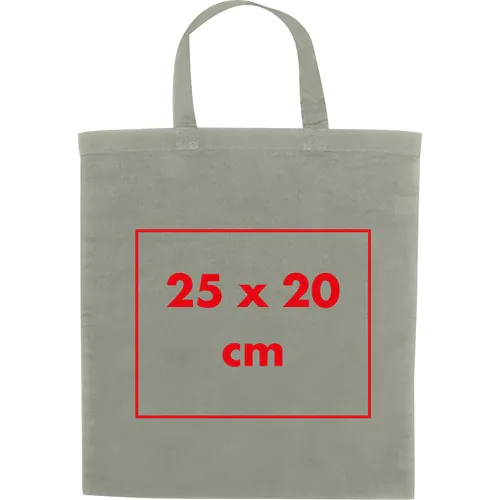 Cotton bag with short handles Cotton bag with short handles