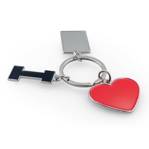 Keyring "I love ..." with a metal plate | Lydus Keyring "I love ..." with a metal plate | Lydus