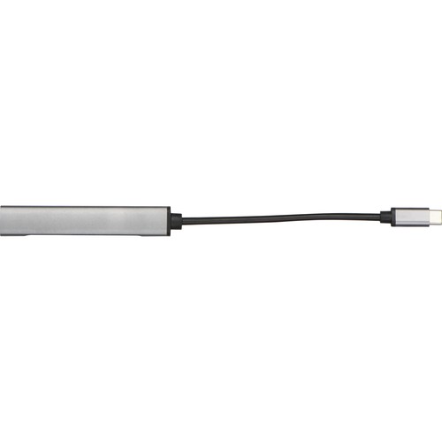 Hub usb realizzato in alluminio riciclato HILDEGARDA