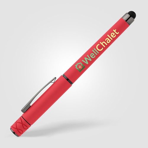 Stylo Tavi en plastique recyclé avec stylet et fidget spinner à encre gel Stylo Tavi en plastique recyclé avec stylet et fidget spinner à encre gel