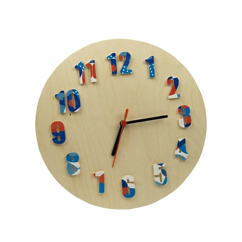 CUSTOMIZABLE WOODEN WALL CLOCK 30CM