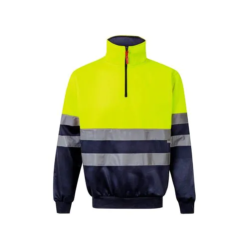 VL THOR. Sweatshirt bicolore (300g/m²) en polyester éponge (100%)