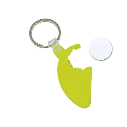 sleutelhanger met winkelmuntje