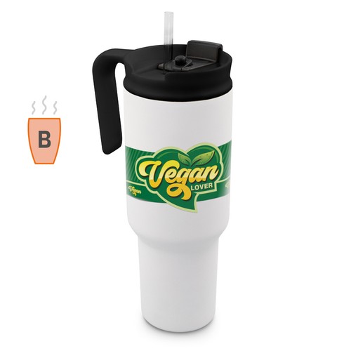 Thermobecher 1100 ml Air Gifts mit ergonomischem Griff | Ony
