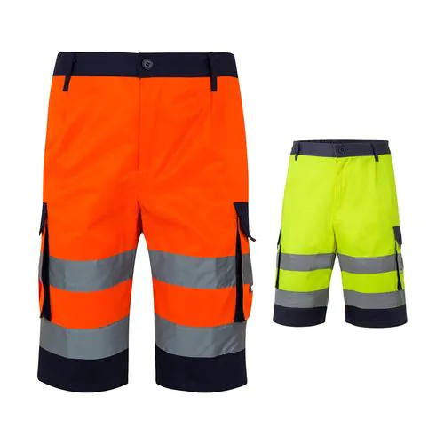 VL HADES. Bermuda bicolore multi-poches (210g/m²), en coton (20%) et polyester (80%) VL HADES. Bermuda bicolore multi-poches (210g/m²), en coton (20%) et polyester (80%)