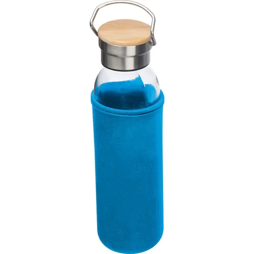 Bouteille en verre avec housse néoprène, 600 ml Bouteille en verre avec housse néoprène, 600 ml