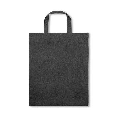 SIENA. Foldable bag in cotton (50%), recycled cotton (30%) and polyester (20% rPET) (140 g/m²)