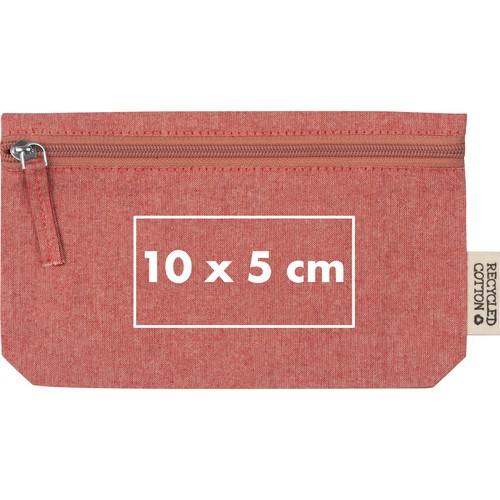 Cotton bag with zip fastener
