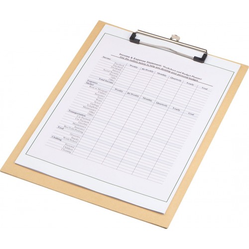 A4 cardboard clipboard