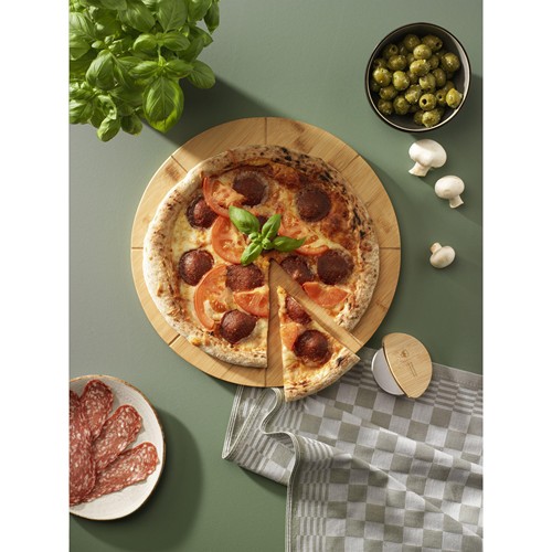 Cortello Bamboo Pizza Cutter pizzasnijder Cortello Bamboo Pizza Cutter pizzasnijder
