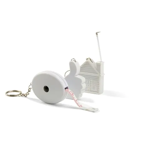 Brelok do kluczy "domek", miara 2m Brelok do kluczy "domek", miara 2m