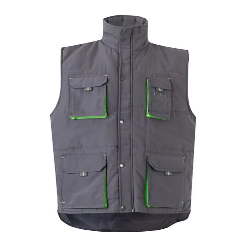 VL NERGAL. Padded vest, two-tone, multi-pocket (120g/m²), in polyester (100%) VL NERGAL. Padded vest, two-tone, multi-pocket (120g/m²), in polyester (100%)