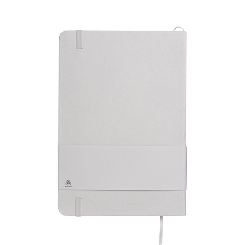 Carnet de notes avec couverture en résidus de fruits et fermeture élastique Carnet de notes avec couverture en résidus de fruits et fermeture élastique