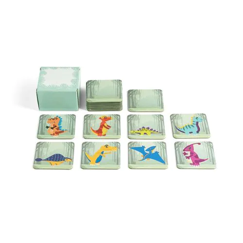 TRICERATOPS. Memory-Spiel mit 20 Teilen