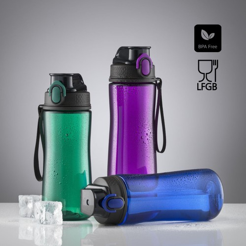 NEON WATERFLES, 580 ml. NEON WATERFLES, 580 ml.