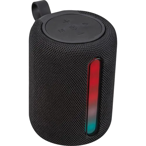 Speaker with LED light, round Speaker with LED light, round