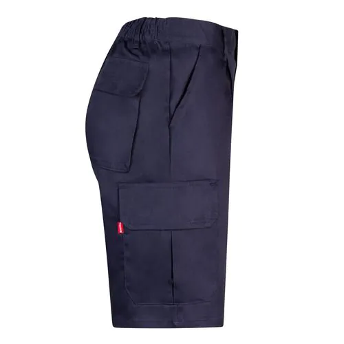 VL CHIONE. Bermuda sergé, multipoches (200g/m²), en coton (35%) et polyester (65%)