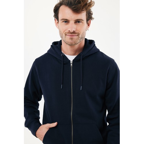 IQONIQ Abisko gerecycled katoen hoodie met rits