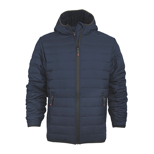 Chaqueta acolchada con capucha GYPSUM