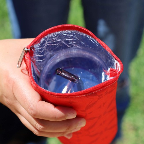 geïsoleerde flessentas