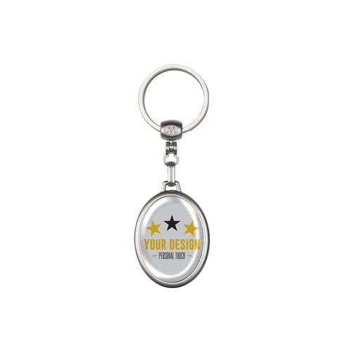 Keyring metal, oval Keyring metal, oval