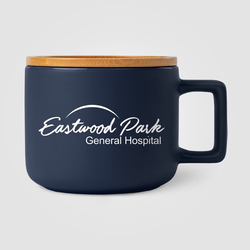 Café Virtuoso - 355 ml Ceramic Mug with Bamboo Lid