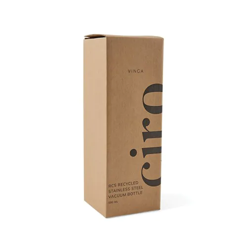 VINGA Bouteille isotherme 580 ml en acier RCS Ciro