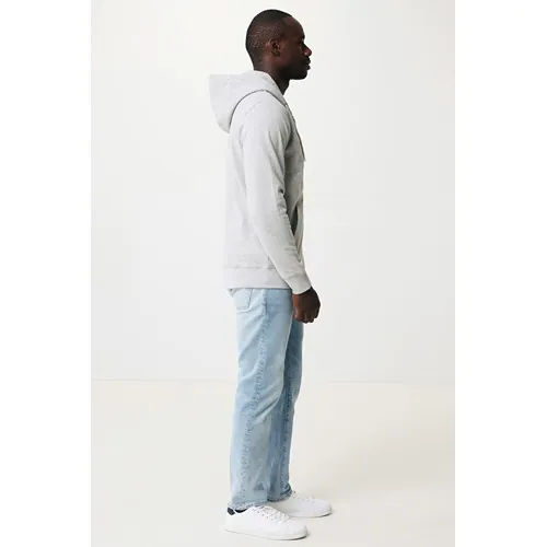 Sweat à capuche avec zip en coton recyclé IQONIQ Abisko