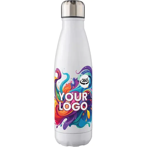 Gourde simple paroi de 650 ml en acier inoxydable recyclé Sumatra Gourde simple paroi de 650 ml en acier inoxydable recyclé Sumatra