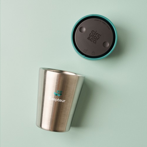Circular&Co Recycled Stainless Steel Coffee Cup 227 ml Circular&Co Recycled Stainless Steel Coffee Cup 227 ml
