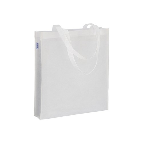 80 g/m2 R-pet shopping bag , with 65 cm long handles and gusset