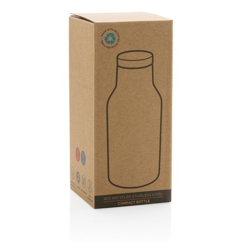 Bouteille isotherme compacte 300ml en acier inoxydable recyc Bouteille isotherme compacte 300ml en acier inoxydable recyc