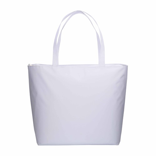 300D polyester beach bag with long handles and zip closure 300D polyester beach bag with long handles and zip closure