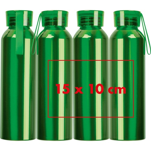 Recycled aluminum bottle Cork
