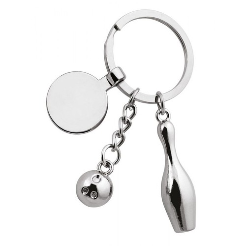 BOWLING KEY RING WITH TOKEN
