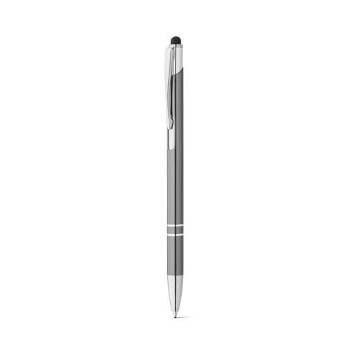GALBA. Penna a sfera in alluminio con punta touch e clip