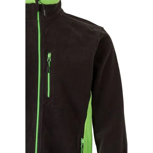 VL GERAS. Two-tone fleece jacket (220g/m²) in polyester (100%) VL GERAS. Two-tone fleece jacket (220g/m²) in polyester (100%)