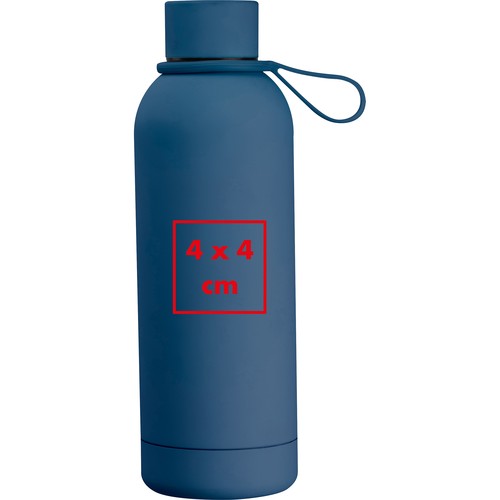 Gourde caoutchoutée avec dragonne, 700ml Gourde caoutchoutée avec dragonne, 700ml