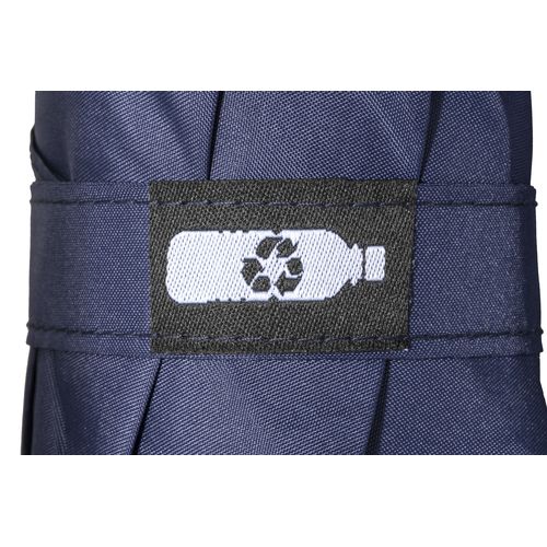 Mini ombrello manuale in R-PET con manico di legno