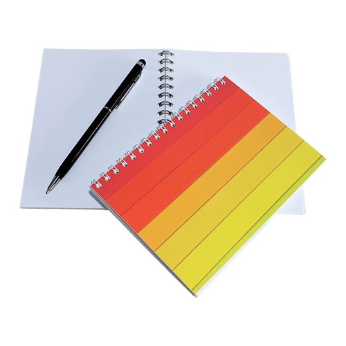 A6 SPIRAL PAD COVER PP PRINT. 1 SIDE 50 FLS CUSTOMIZABLE