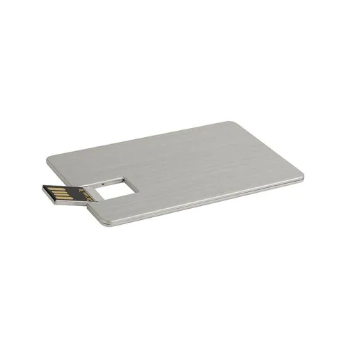 8GB metal card shape pen drive.
