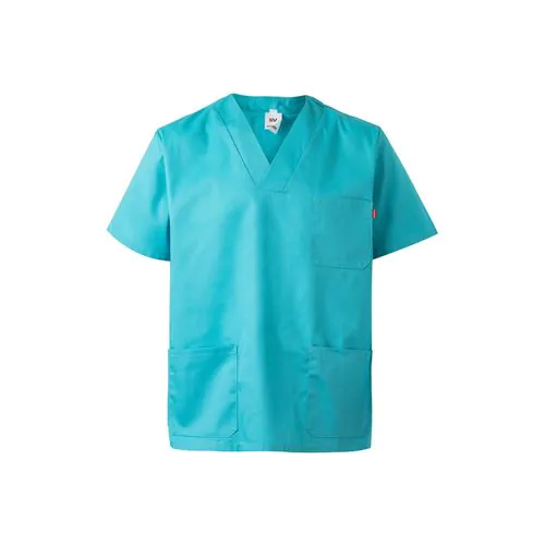 VL ILLAPA. Tunique en sergé (190g/m²) à manches courtes, en polyester (65%) et coton (35%)