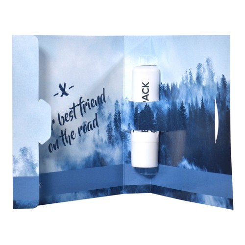 Sample card for lip balm Sample card for lip balm