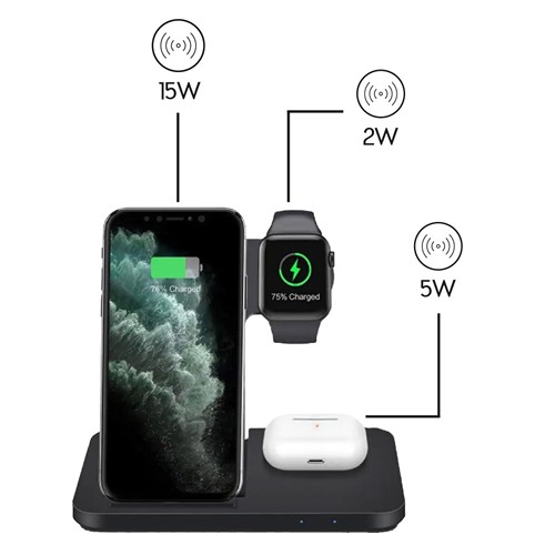 support à induction pliable 3-en-1